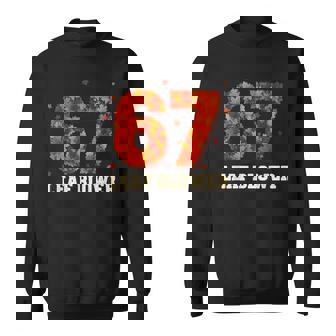 67 Meme Leaf Blower Autumn Season Joke Gardening Sweatshirt Unisex | Mazezy