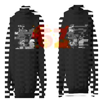 67 Meme Six Seven Pumpkin Pie Turkey Thanksgiving Sweatshirt - Monsterry