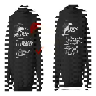 67 Nice Or Naughty Six Seven Christmas Brain Rot Meme Sweatshirt | Seseable FR