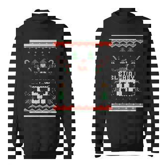 67 Santa Ugly Christmas Six Seven Sweatshirt - Thegiftio