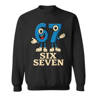 67 Six Seven 6-7 Italian Brainrot Gaming Meme Sweatshirt - Thegiftio UK