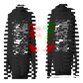 67 Six Seven 6 7 Meme Xmas Custome Couple Christmas Matching Sweatshirt | Mazezy