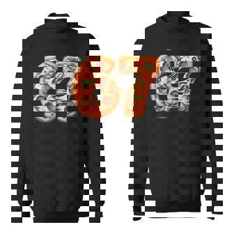 67 Six Seven Pizza Brainrot Viral Meme Christmas Sweatshirt - Monsterry