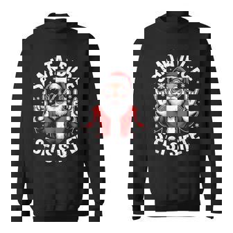 67 Six Seven Spanish Teacher Santa Dice SEIS Siete Brainrot Sweatshirt Unisex | Mazezy