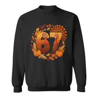 67 Thanksgiving Turkey Thanksgiving 67 Sweatshirt - Thegiftio UK