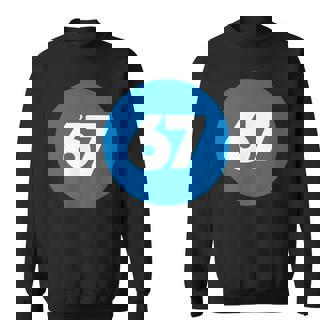 67 歳の誕生日番号 67 バルーン 67 歳の誕生日 スウェットシャツ - Kawaiitshirt