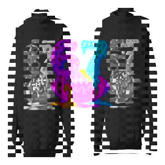 67th Birthday Ice Cream American Football Drip 6 7 Player Sweatshirt Unisex | Mazezy