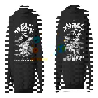 6Th Birthday Astronaut Space Rocket Six Years Old Boys Sweatshirt | Seseable UK