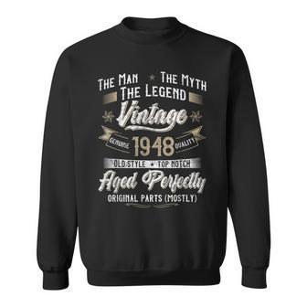78 歳の誕生日プレゼント ヴィンテージ 1948 男性 面白い 78 歳 1948 スウェットシャツ - Kawaiitshirt