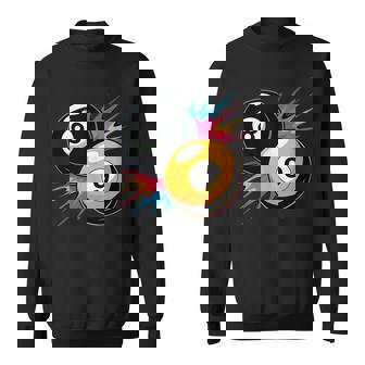 8 Ball And 9 Ball Pool Billiards Lovers And Billiard Tank Top Sweatshirt Unisex | Mazezy