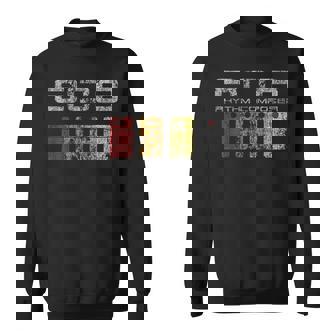 808 レトロスタイルのリズムコンポーザー 電子ドラムマシン Tr スウェットシャツ - Kawaiitshirt