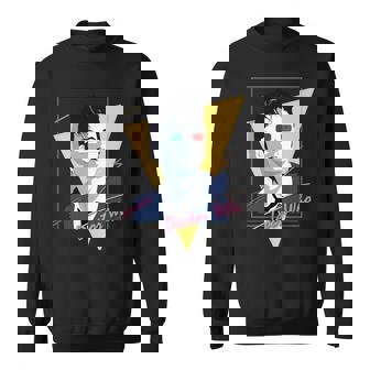 80年代テナントレトロタイムトラベラーsfファン。 長袖tシャツ スウェットシャツ - Kawaiitshirt