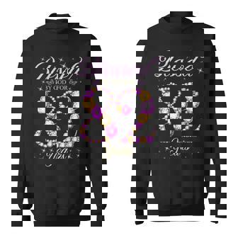 82歳の82歳の誕生日bデーパーティーに神に祝福されて スウェットシャツ - Kawaiitshirt