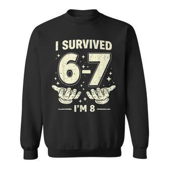 8Th Birthday Boy Outfit Eighth Im 8 Year Old Birthday Sweatshirt | Seseable UK