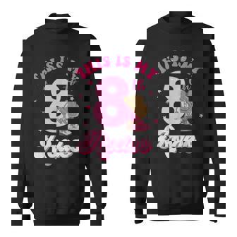 This Is My 8Th Rodeo Western Cowgirl 8 Year Old Birthday Sweatshirt | Mazezy