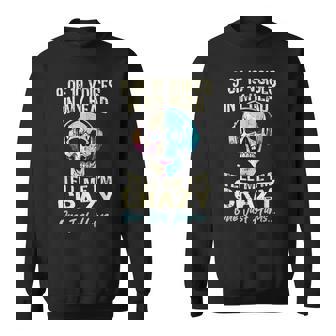 9 Out Of 10 Voices In My Head Tell Me Im Crazy Sarcasm Gamer Sweatshirt Unisex | Mazezy