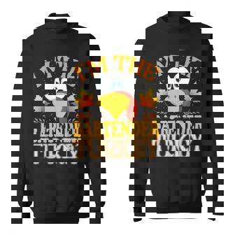 99 Thanksgiving Family Matching Pajamas Thanksgiving I'm The Bartender Turkey Matching Sweatshirt - Thegiftio