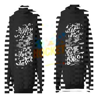 Actually I Am a Rocket Scientist Proud Spacecraft Engineers Tank Top Sweatshirt Unisex | Mazezy