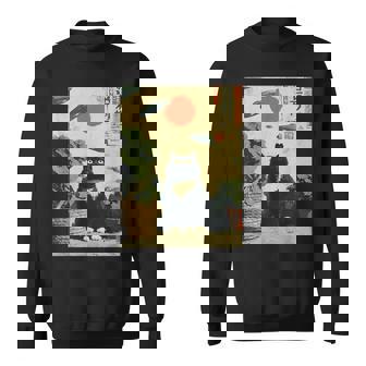 Adorable Chat Japonaisintage Ovni Extraterrestres De L'espace Pour Enfants Et Adultes Sweater e - Cadeauxyz