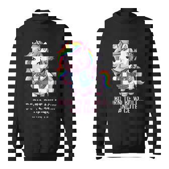 Adorable Licorne En Métal Lourd En Colère Sweater e - Cadeauxyz