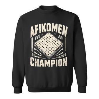 Afikomen Champion Passover Pesach Passover Jewish Sweatshirt - Thegiftio UK