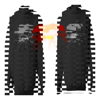 Africa Nature & Safari Savannah Landscape Elephant Tank Top Sweatshirt Unisex | Mazezy