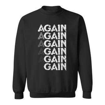 Again Gain Divertido Culturismo Gimnasio Entrenamiento Regalo Camisa de entrenamiento - Regaloses