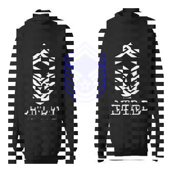 Air Force Retired E8 Senior Master Sergeant Tank Top Sweatshirt Unisex | Mazezy