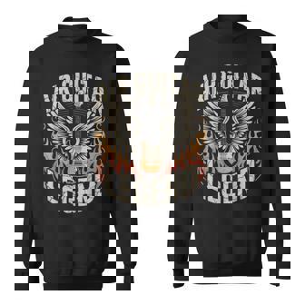 Air Guitar Legend Musician Feelings Sweatshirt Unisex | Mazezy