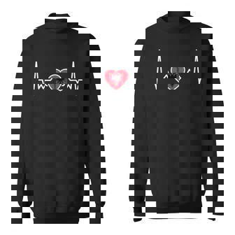 Albania Heartbeat Albanian Flag Sweatshirt Unisex | Mazezy