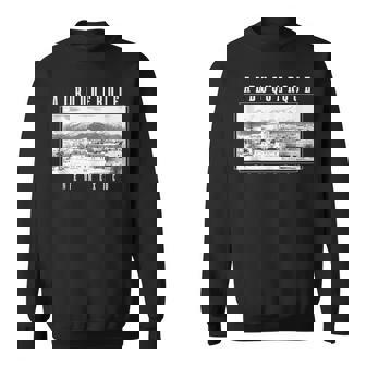 Albuquerque New Mexico Vintage Skyline & Tank Top Sweatshirt Unisex | Mazezy