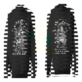 Allamuchy Forest State Park New Jersey Hiking Raccoon Sweatshirt Unisex | Mazezy