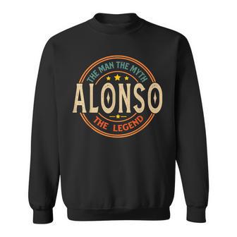 Alonso El Hombre El Mito La Leyendaintage Personalizado Camisa de entrenamiento - Regaloses