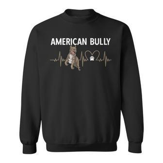 American Bully Dog Heartbeat Xl American Bully Sweatshirt - Thegiftio UK