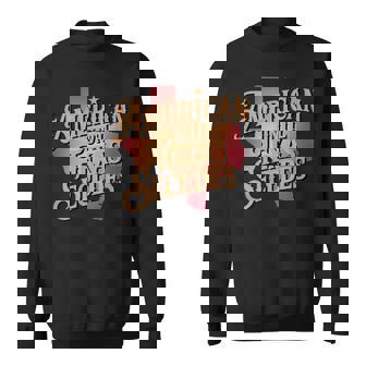 American Until Texas Secedes Map Silhouette Sweatshirt Unisex | Mazezy