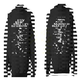 Anatomy Of a Brazilian Jiu Jitsu BJJ Lovers Funny Sweatshirt Unisex | Mazezy