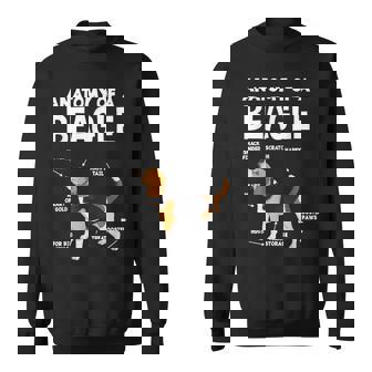 Anatomy Of A Beagle ファニービーグル スウェットシャツ - Kawaiitshirt