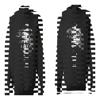 Angel Wings Dark Academia Gothic Industrial Sweatshirt Unisex | Mazezy