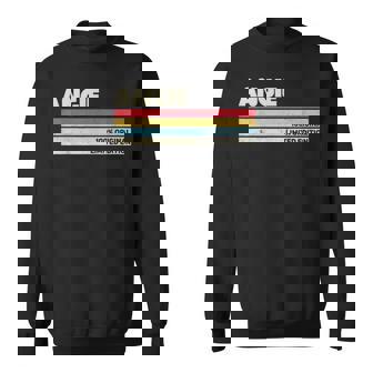 Angie パーソナライズ 名前 レトロ ヴィンテージ 70年代 80年代 90年代 誕生日 スウェットシャツ - Kawaiitshirt