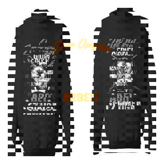 Angler Angelspruch Zum Angeln Geboren Zur Arbeit Gezwungen Sweatshirt - Seseable