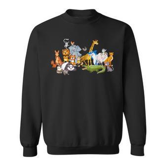 Animales Del Zoo Niños Niñas Zoo Camisa de entrenamiento - Regaloses