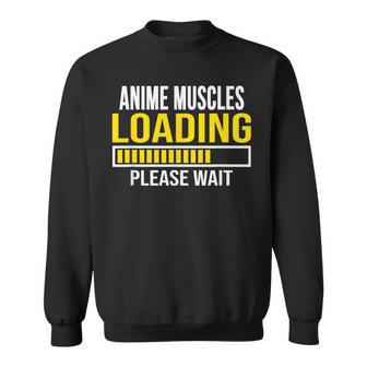 Anime Muscles Loading Workout Fitness Sweatshirt - Thegiftio UK