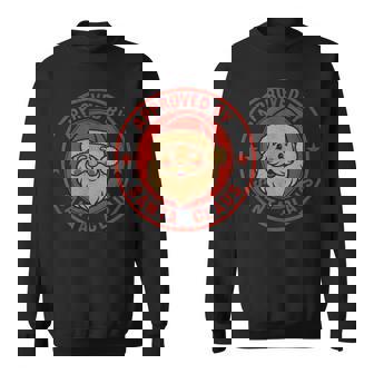 Approved By Santa Claus Badge Xmas Holiday Vintage Sweatshirt | Seseable UK