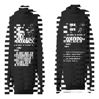 Archery Elk Hunting Elk-Mindedness Elk Hunter Sweatshirt Unisex | Mazezy