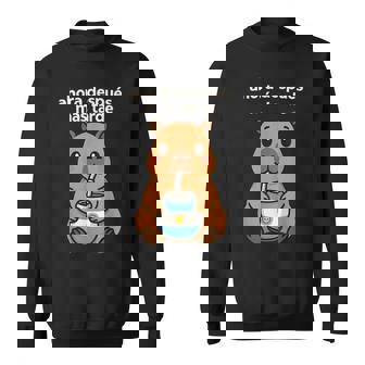 Argentinian Capybara Yerba Mate Argentina Flag Argentine Sweatshirt Unisex | Mazezy