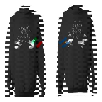 Argentinian Italian Pinched Fingers Montoncito Argentina Sweatshirt Unisex | Mazezy