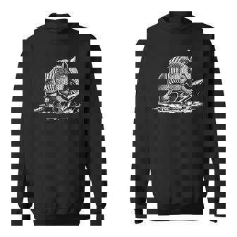 Armadillo Model Rocket Launch Prep Sweatshirt Unisex | Mazezy