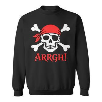 Arrgh Pirate Skull Sweatshirt Unisex | Mazezy