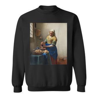 Arte De Pintura De La Lechera Deermeer Camisa de entrenamiento - Regaloses