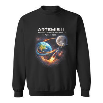 Artemis Ii Rocket Space Launch Back To The Moon Mission 2026 Sweatshirt - Thegiftio